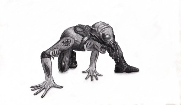 Сталкер монстры рисунки Снорк