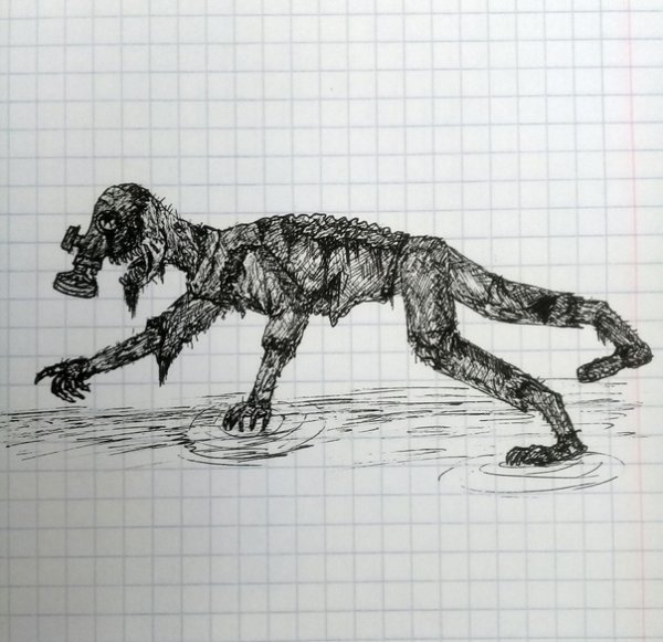 Снорк сталкер карандашом