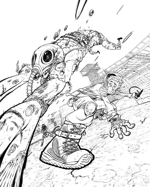 Сталкер мутанты кровосос концепт