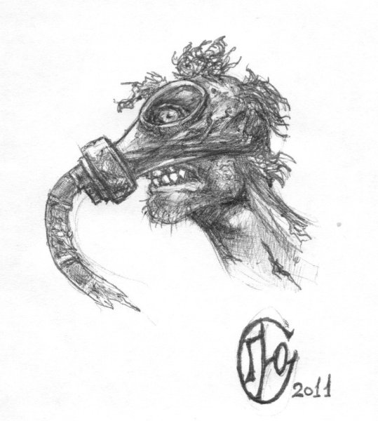 Рисунки карандашом мутанты