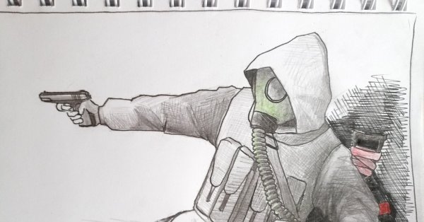 Сталкер рисунки мутантов кровосос