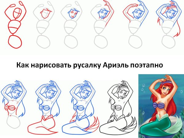 Нарисовать леди карандашом