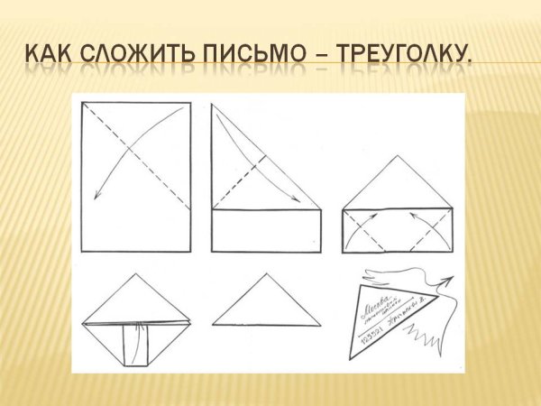 Треугольный конверт