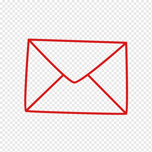 Конвертик нарисованный