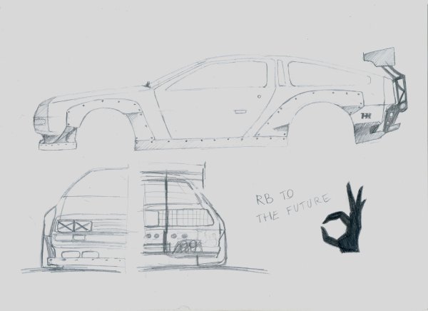 Nissan Silvia Rocket Boss чертежи