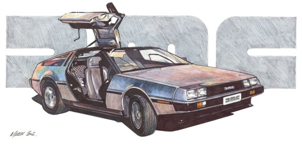 Делориан ДМС арт