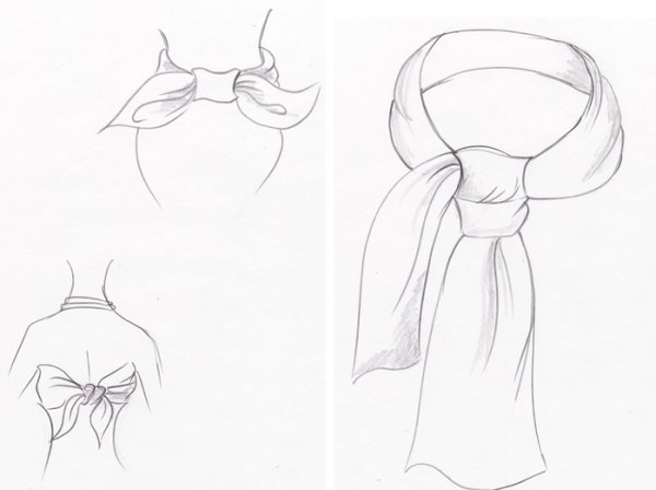 Нарисовать одежду карандашом для начинающих