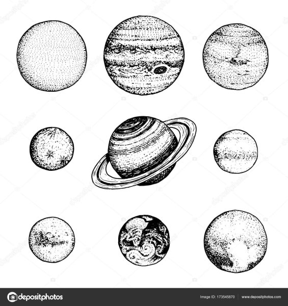 Планеты эскиз
