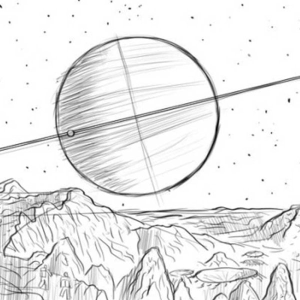 Космос карандашом