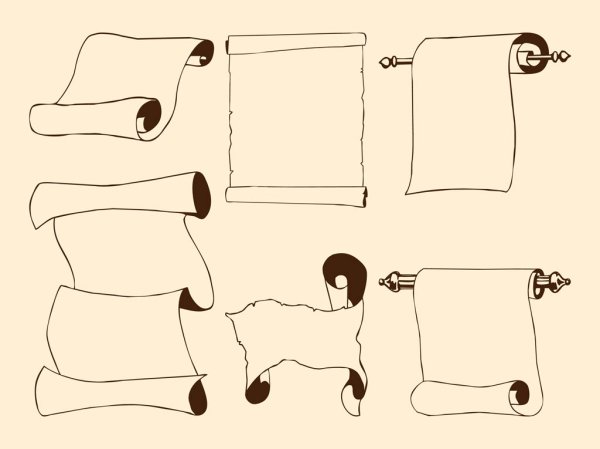 Свиток карандашом