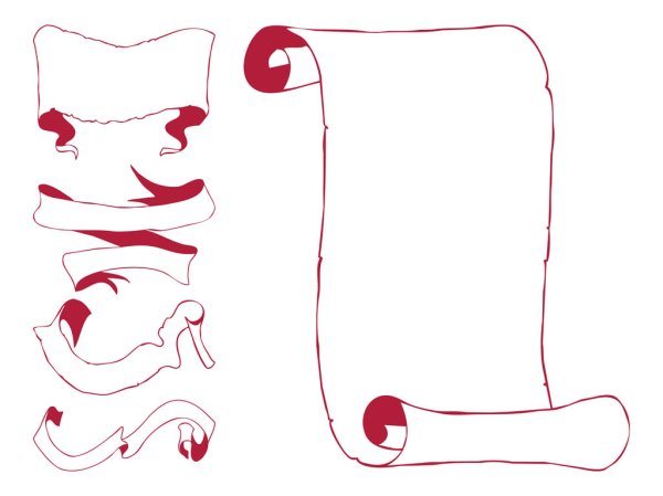 Как рисуются свитки