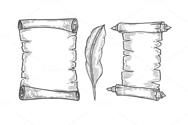 Свиток гравюра