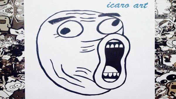 Рисунки маркером мемы