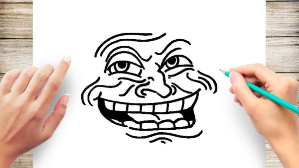 Троллфейс how draw to draw