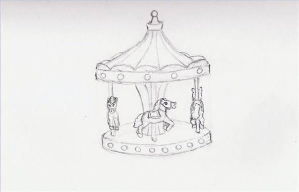 Карусель для срисовки