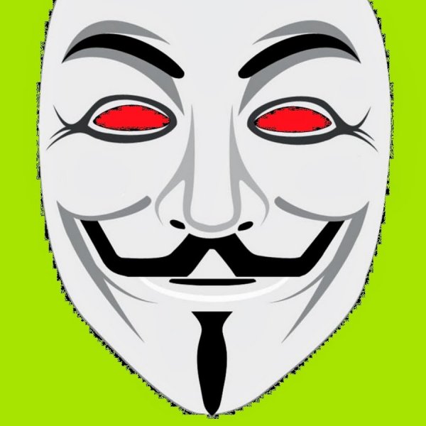 Маска Анонимуса шаблон