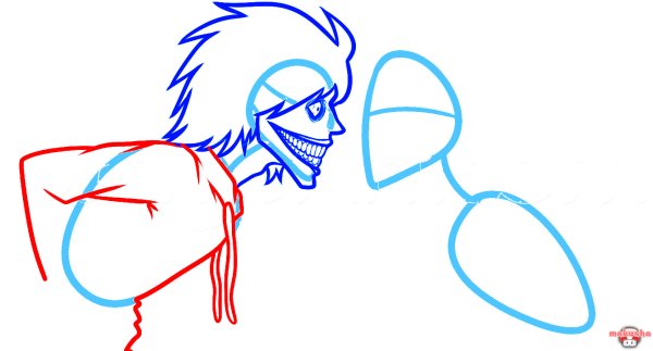 Пошаговое рисование Джеффа убийцы