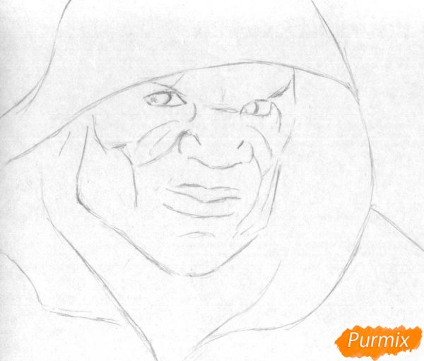 Убийца крок отряд самоубийц карандашом