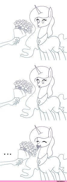 Рисунок пошагово Селестия