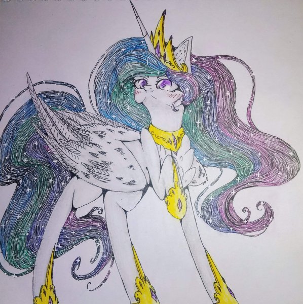 Селестия детские рисунки