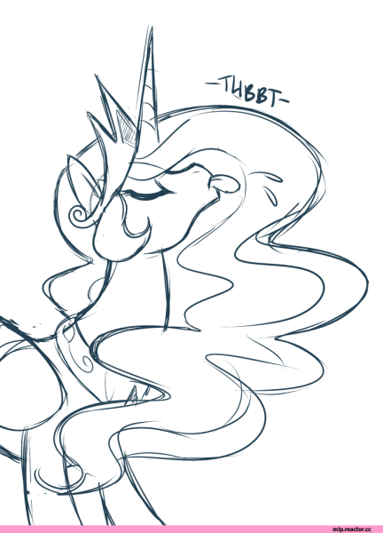 Селестия рисунок карандашом