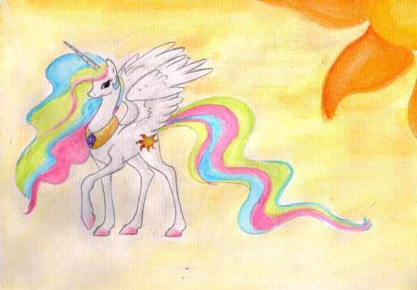 Селестия рисунок для детей