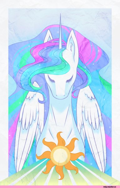Срисовка принцессы Селестии