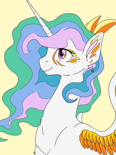 Селестия карандашом