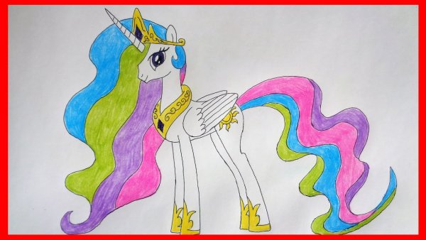 Рисунки пони принцессы