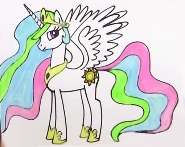 Рисовать принцессу Селестию