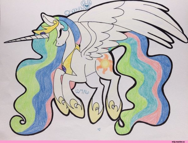 Рисовать принцессу Селестию