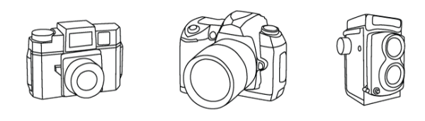 Старинный фотоаппарат рисунок