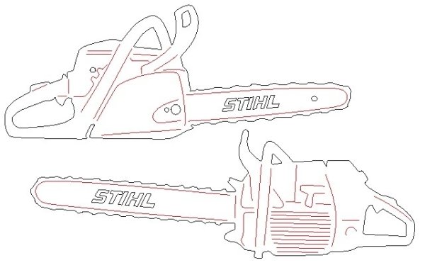 Бензопила раскраска