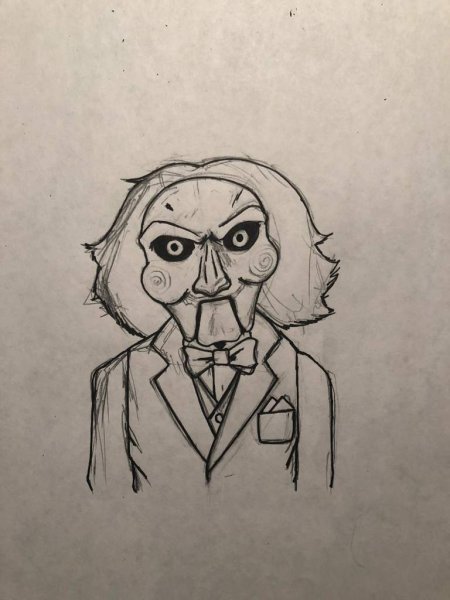 Рисунки из фильмов ужасов