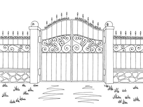 Рисование на заборе