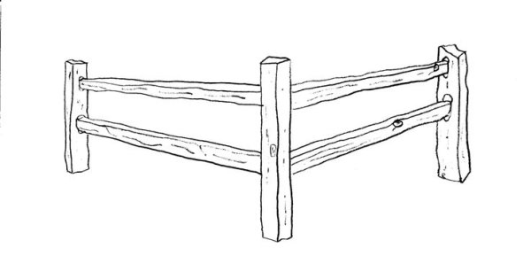 Забор раскраска