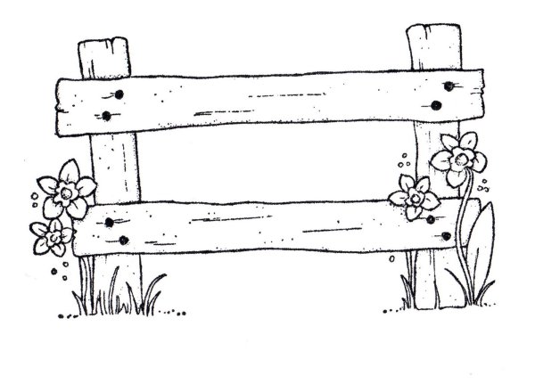 Заборчик для раскрашивания