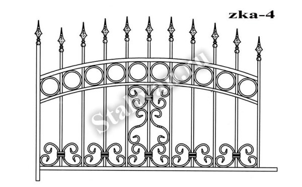 Ажурные ограды эскизы