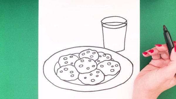 Куки рисунок карандашом