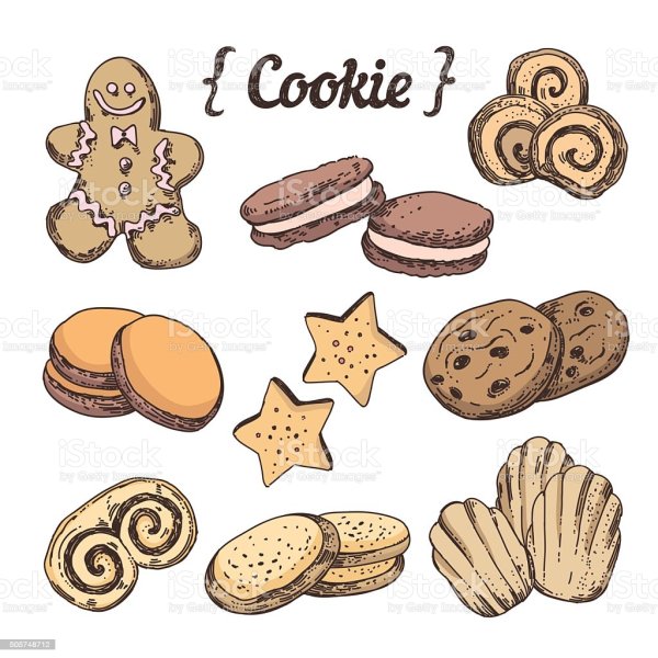 Скетчи печенье американское