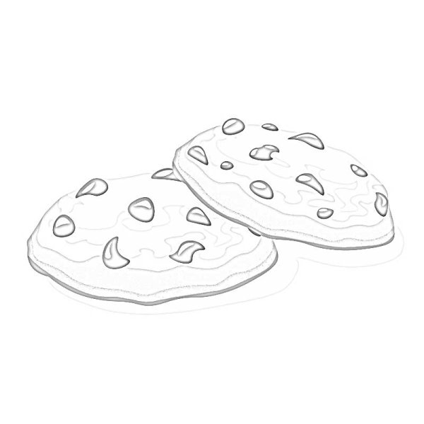 Эскиз печеньки