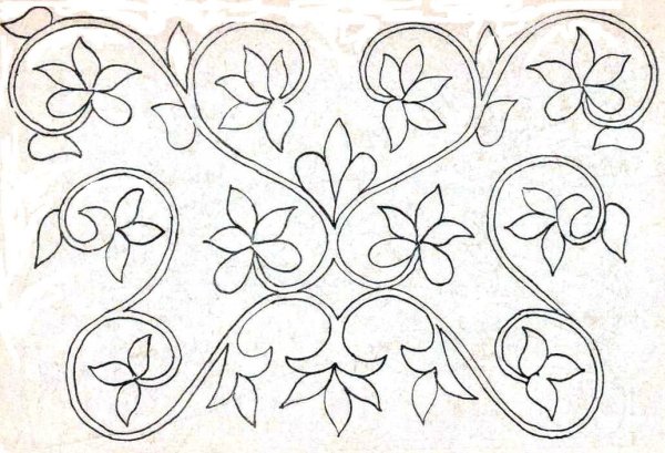 Хакасский растительный орнамент