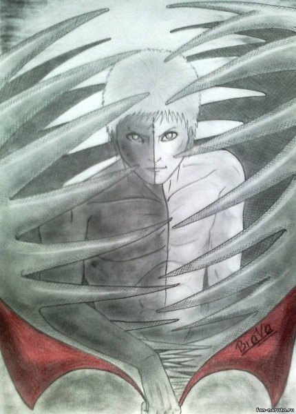 Белый Зецу арт