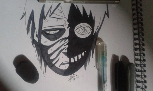 Зецу рисунок карандашом