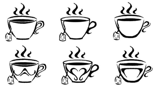 Эскиз кружки чая