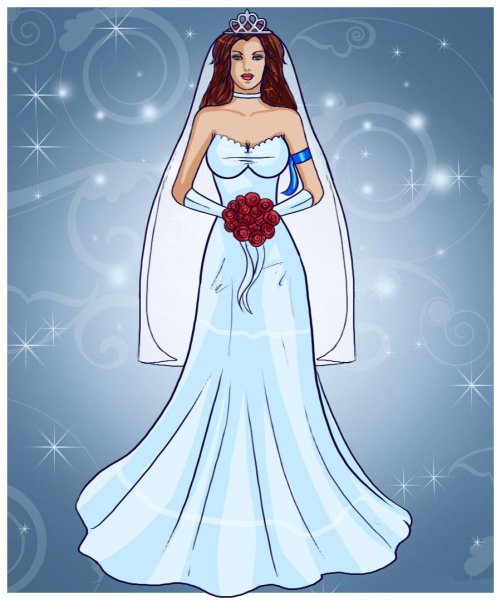 Свадьба карандашом