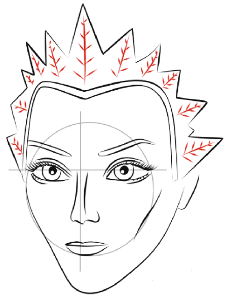 Снежная Королева рисунок