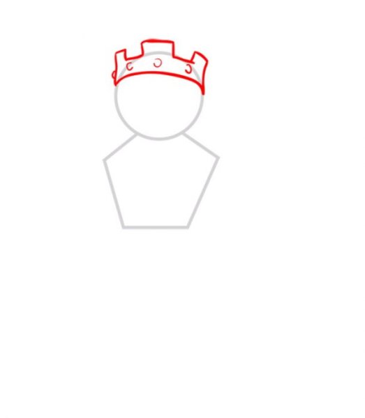 Рисуем королеву поэтапно для детей