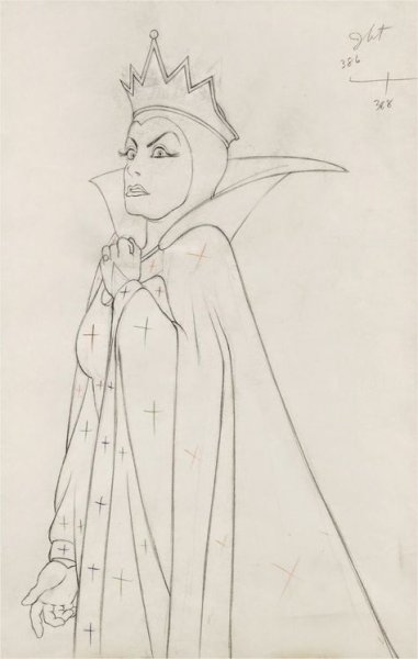 Снежная Королева нарисовать