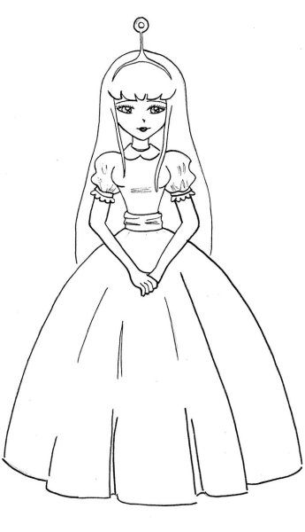 Принцесса рисунок